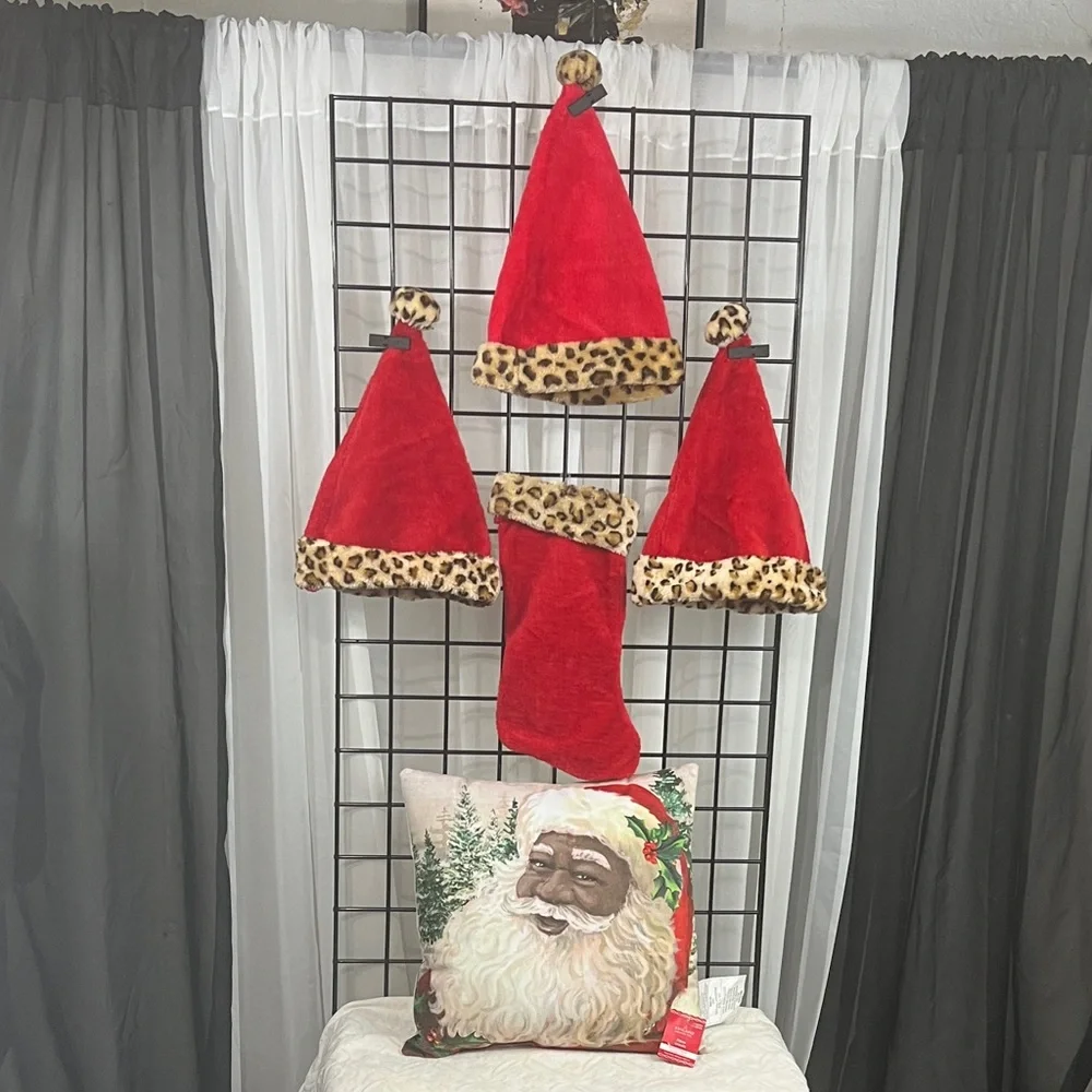 Ashland Santa Claus Pillow - Red, Green, and White